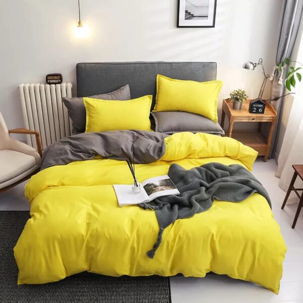 yellow duvet cover set