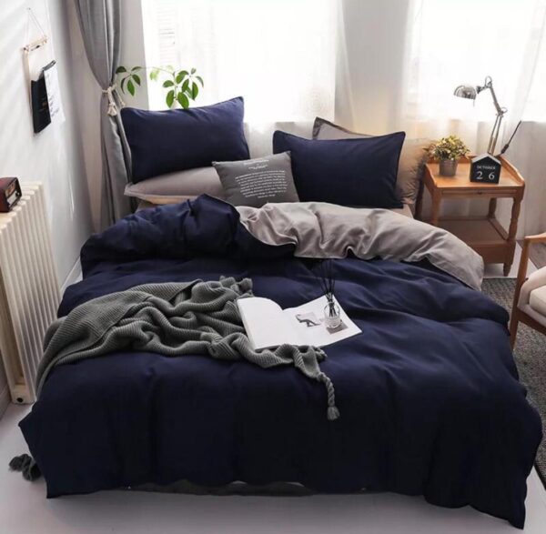 Navy blue duvet cover