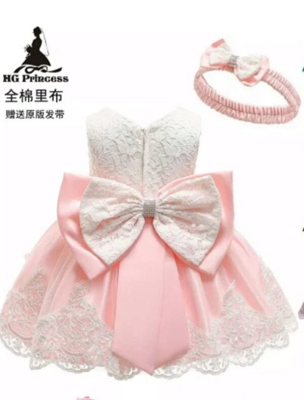 Baby pink girls dresses