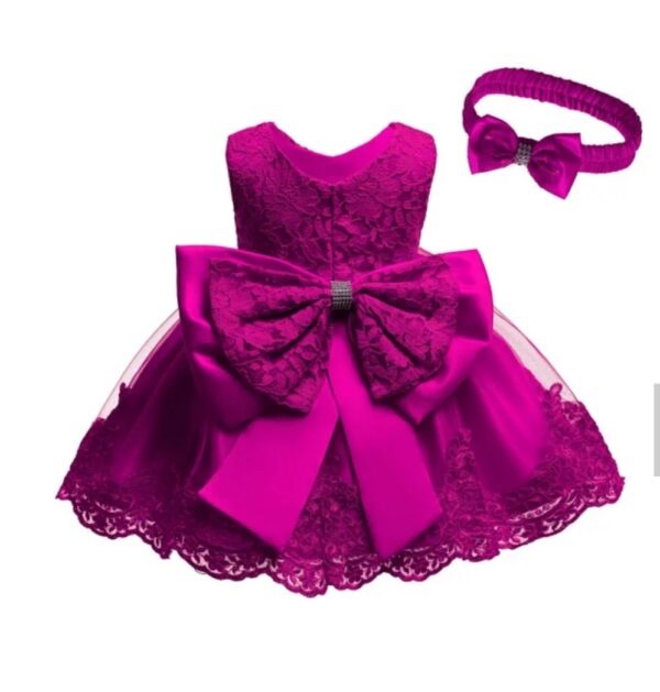 Hot pink girls dresses