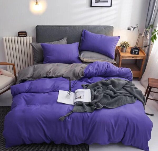Purple duvet cover
