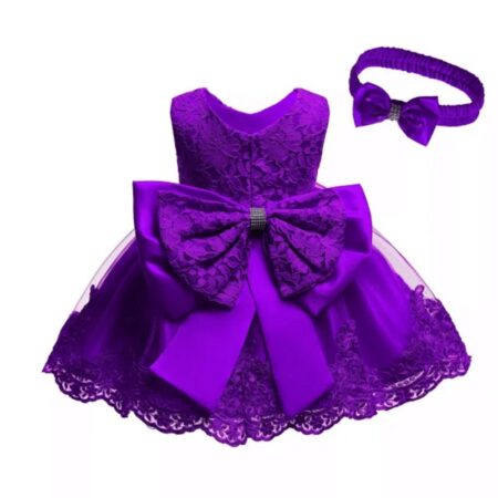purple baby dress