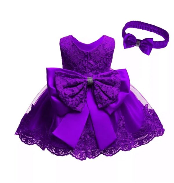 purple baby dress