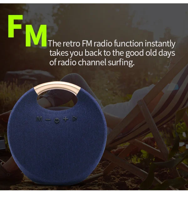 M1 mini portable Bluetooth speaker.