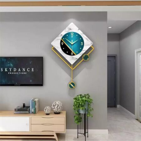 Nordic Minimalist Luxury Metal Wall Clock