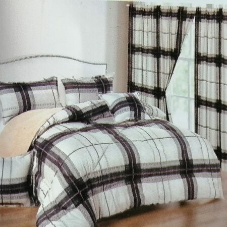 9pc Curtain Duvet Set