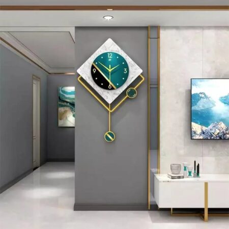 Nordic Minimalist Luxury Metal Wall Clock