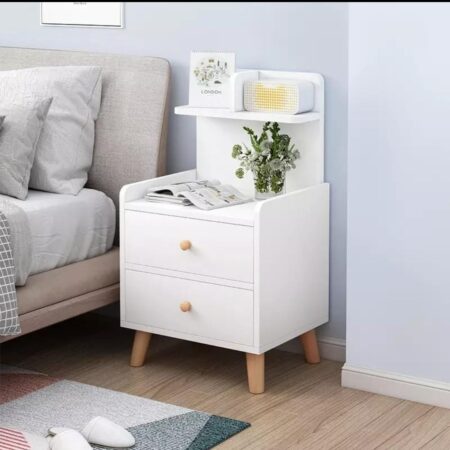 Bedside table with 2 drawers