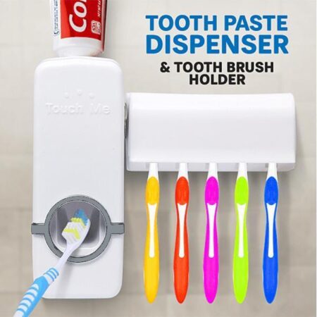 Touch me toothpaste dispenser