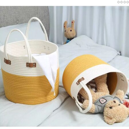 Cotton Rope Baskets Decorative baskets