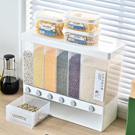 Rectangular cereal dispenser