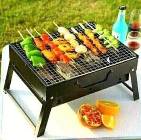 Foldable Portable barbecue charcoal grill 