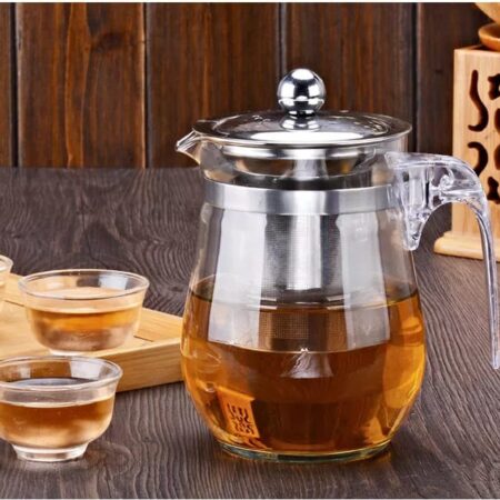 Heat resistant tea infuser kettle