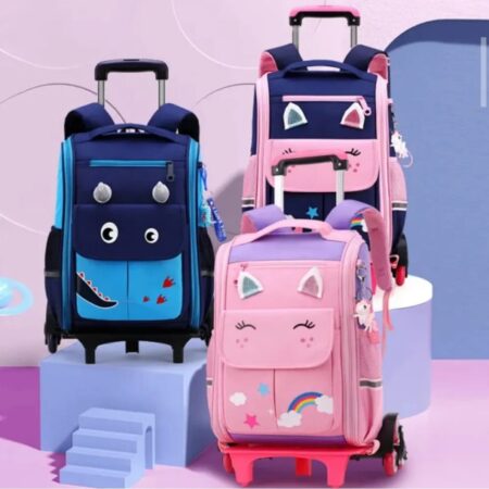 Student High capacity School bag Rolling Backpack