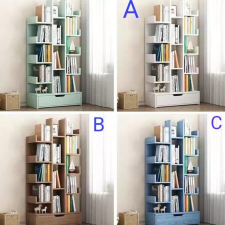 Multipurpose Bookshelf with a lower Drawer Case