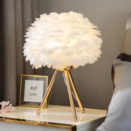 LED MODERN  FEATHER  NIGHT LIGHT