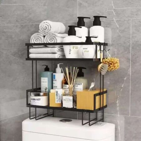 Double Layer Bathroom/ Toilet Racks