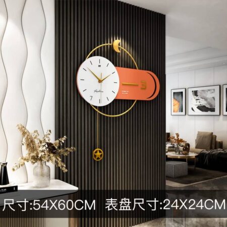 Decorative wall clock. No .E