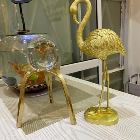 Décor Gold flamingo & Arc