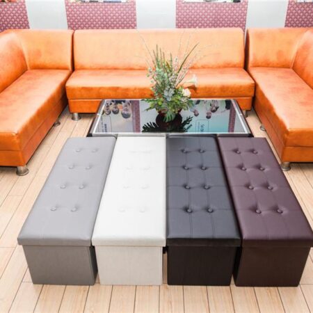 BIGGEST SIZE FOLDING OTTOMAN STORAGE BOX