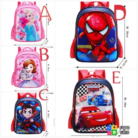 Disney Cartoon Children School Backpack
