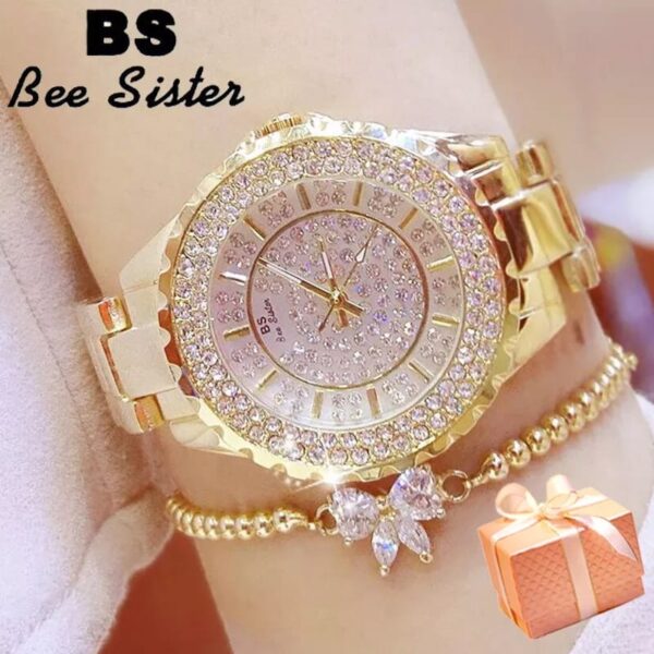 New fashion Ladies luxury watch set with bracelet