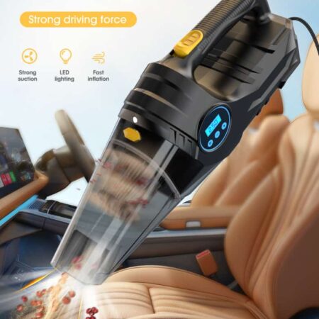 Portable Car tyre inflator and vacuum cleaner(Dual-use)